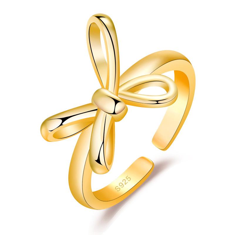 2022 Korean Fashion Women's Diamond Flash Open Ring - Stylish Hollow Design