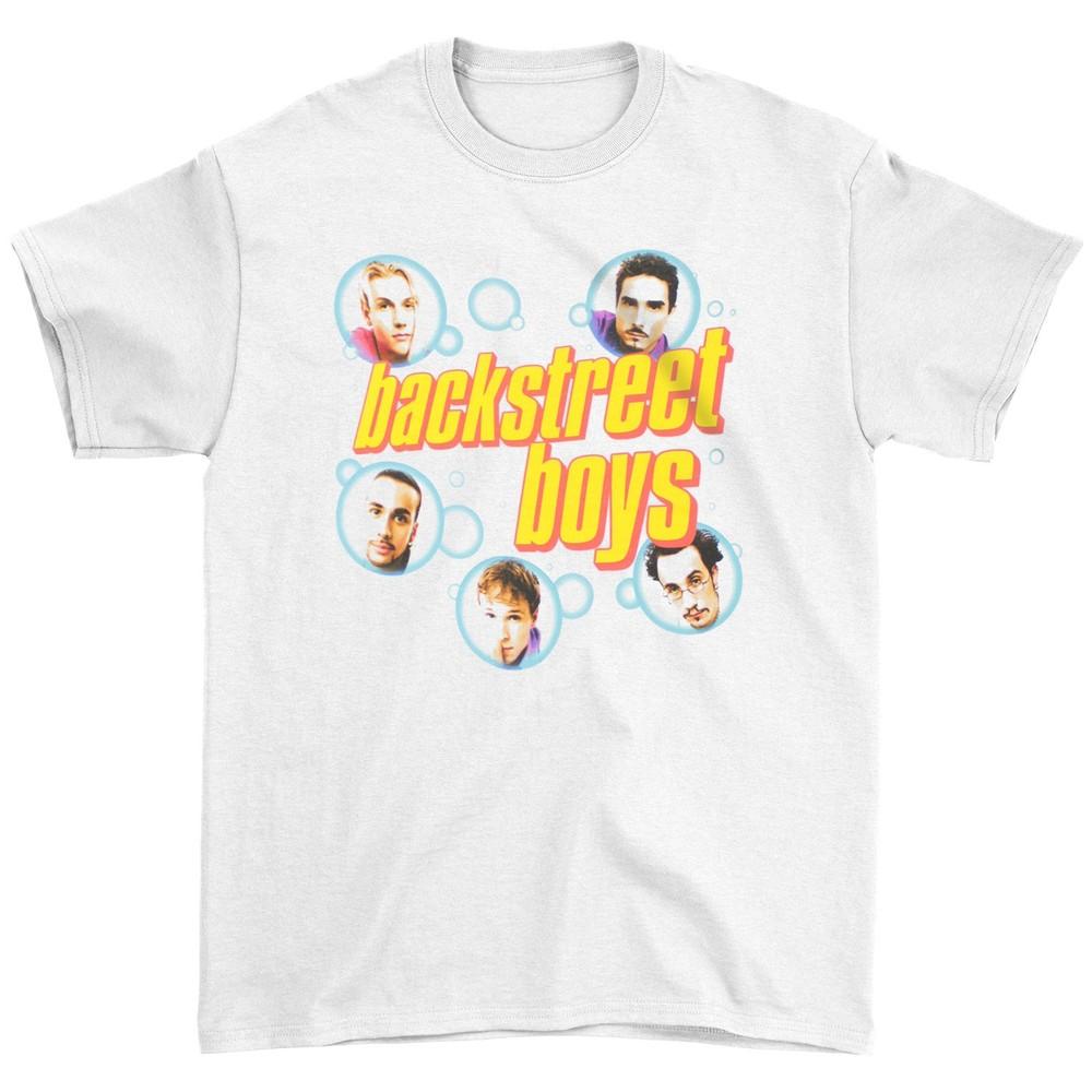 Backstreet Boys Bubbles Slim Fit T-shirt Small white Unisex T-Shirt
