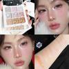 Nine- Fine Glitter Eyeshadow Palette Pearlescent Fine Glitter Lasting Highlight Eye Highlights