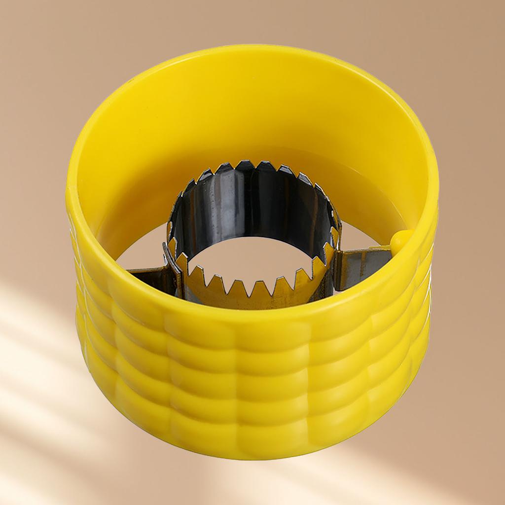 Obieraczka do kolby kukurydzy Usuń ziarna Przenośna ze stali nierdzewnej Obieraczka do kukurydzy do kuchni Żółta