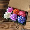 6PCS LED Multicolor Lotus Sensor Night Lamp Floating WaterGlow Flower Lamps Garden Fish Tank Decor Festive Wishing Lotus Light
