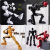 Desktop Decoration 3D Printed T13 Action Figure Shapeshift Robot ABS Robot Dummy Action Figures Multi-Jointed Movable Upgraded