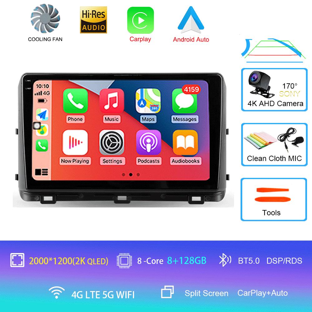 For Kia Ceed 3 CD 2018-2022 Car Radio Android 14 WIFI+4G Carplay Auto Car Radio Multimedia Video Player Navigation Stereo DSP GP