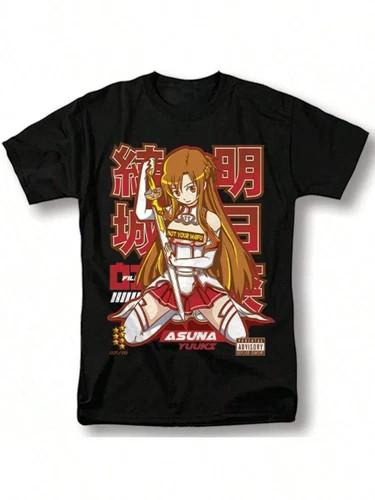 Anime Asuna Yuuki Waifu T Shirt Size S 4xl Gift For Friends S