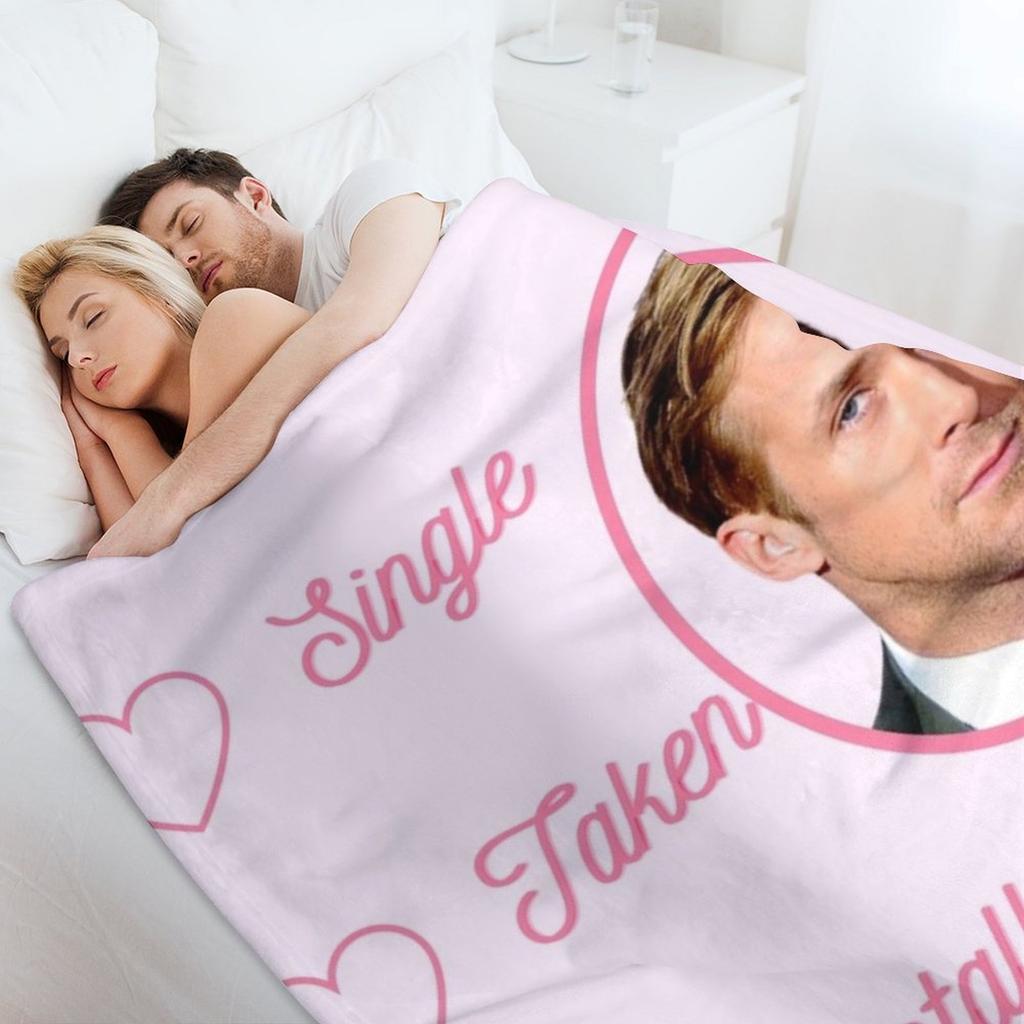 Mentally Dating Ryan Gosling Throw Blanket Beach Flannels Multi-Purpose Flannel Blankets