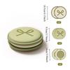 6 Piece Heat-resistant Macaroon Coaster Set Non-slip Drink Pad Household Cup Mat  Study