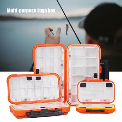 Double Sided Lures Hook Organizers Portable Fishing Tool Box Tackle Organizers Plastic Storage Case Baits Accessory Box