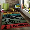 Star Wars Galaxy Printed Rug Non-Slip Floor Mat for Living Room Bedroom Kids Room Home Decor