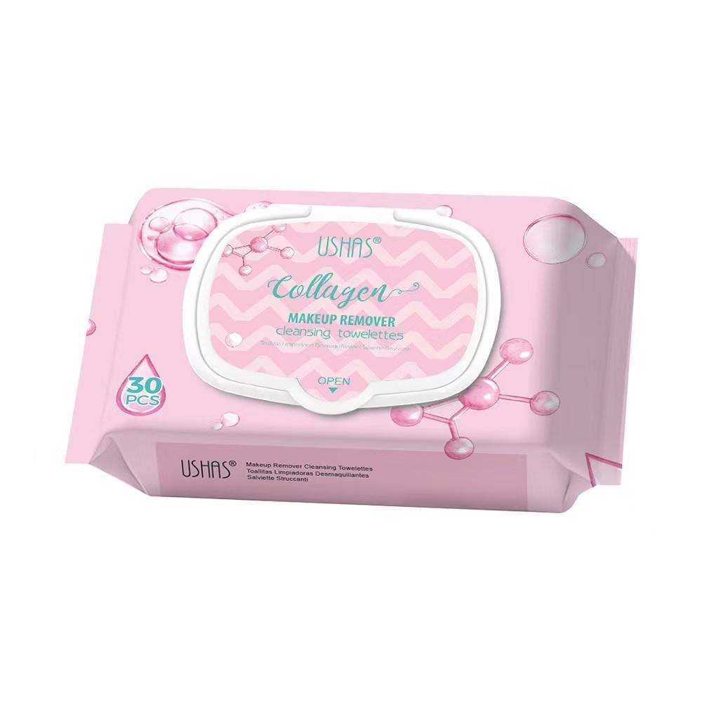 BUY 1 GET 1 FREE INCLUDES 2 PACKS Gentle Disposable Makeup Remover Wipes HA626 - Non-Irritating Cleansing Wipes