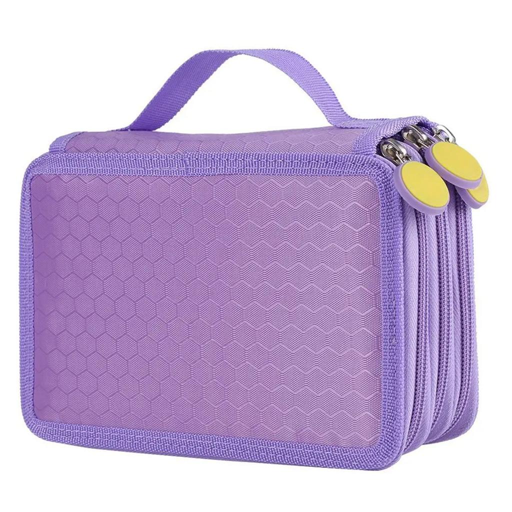72 Holes Four Layers Pencil Case Large Capacity Kawaii Pen Storage Bag Korean Stationery Back To School Office Supplies