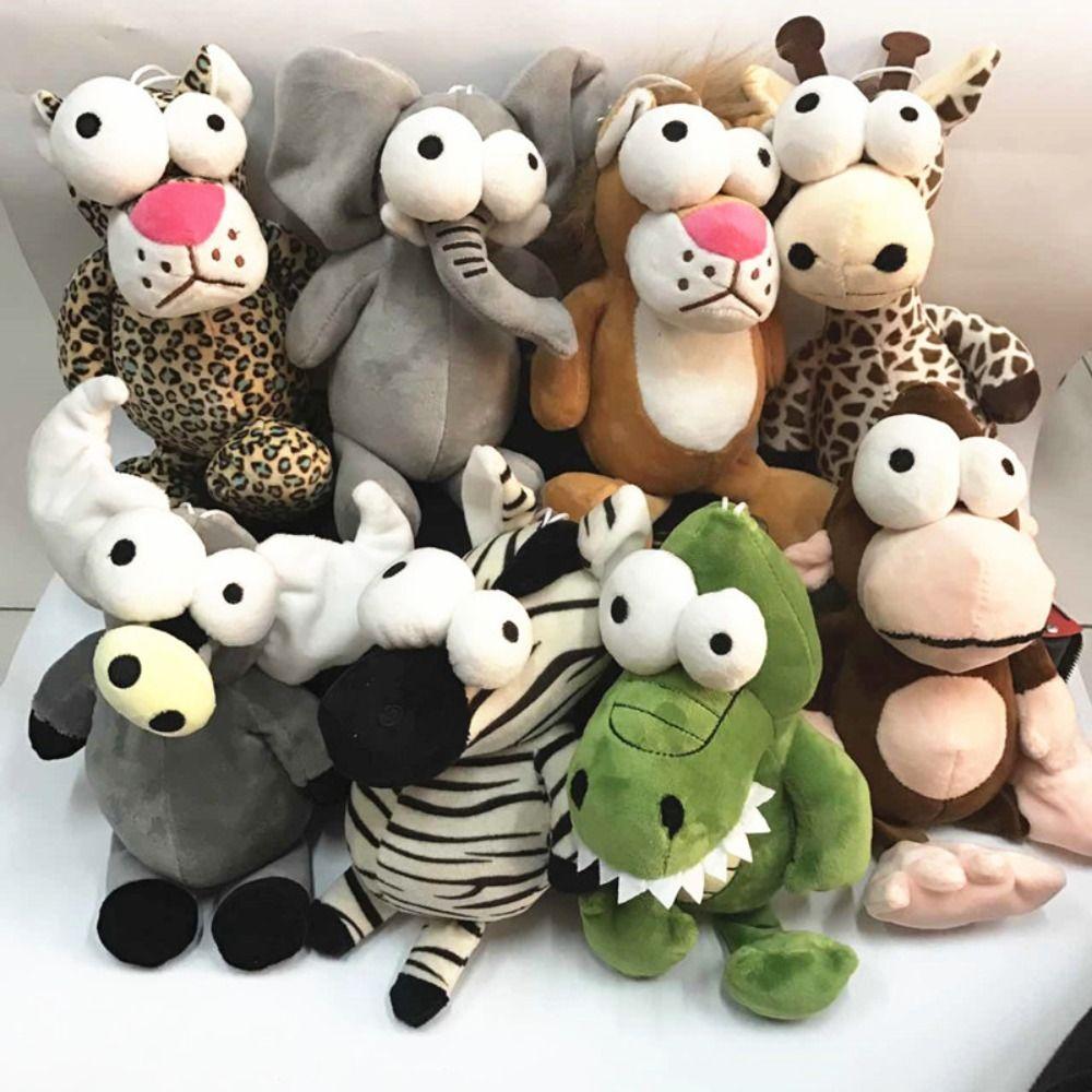 

Stuffed Doll Animal Plush Toys Big Eyes Elephant Monkey Plush Forest Animals Doll Christmas Gifts Horse