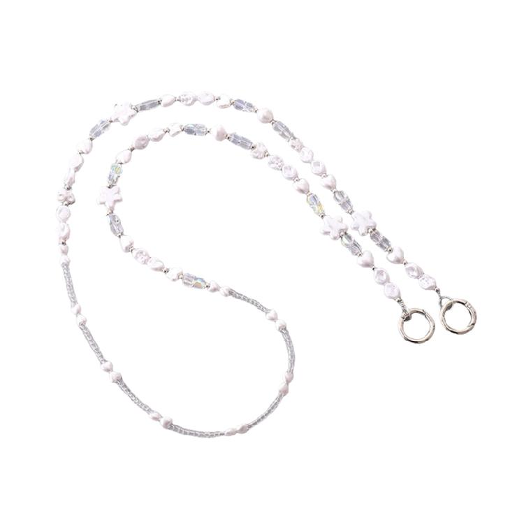 Multifuntional Decorative Phone Lanyard Chain Unique Handmade Beaded Phone Strap for Anti Loss Keys Wallet Accessories