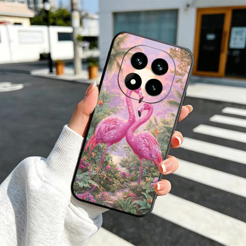 

Pink Red Dreamy Flamingo Soft Phone Case for Xiaomi Redmi Note 12 13 14 15 Pro Plus 11 12S 11S 11T 10 4G Black Cover Back Shell Redmi Note 13 Pro 5G