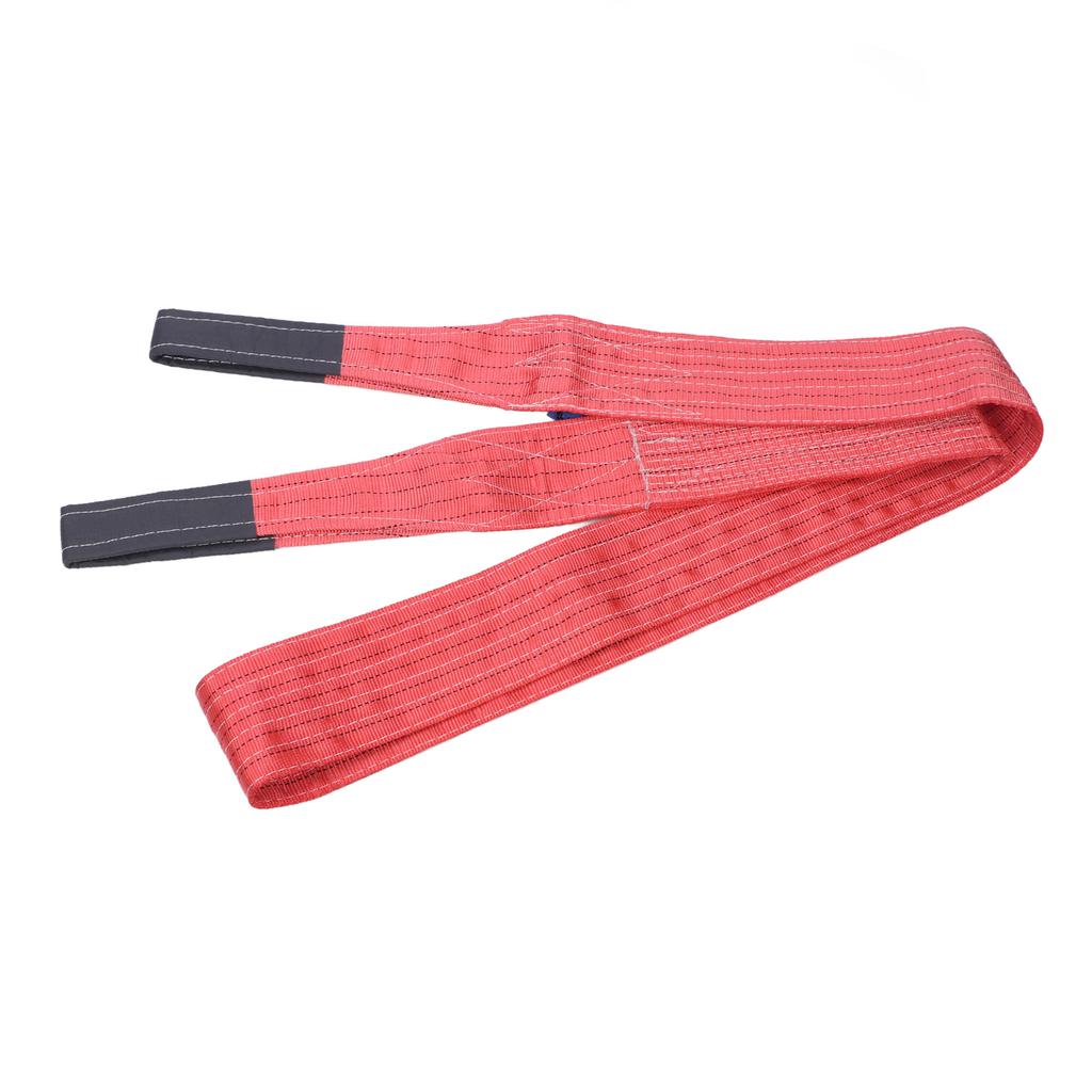 Red Rigging Lifting Strap 5T 11023LB Bearing 4M 13.12FT Length Hoisting Towing Lift Sling for Industrial Crane
