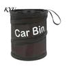 Travel Essentials for Car Organization Collapsible Trash Can, Interior Foldable Waste Container, Waterproof Oxford Automotive Storage Organizer Cloth