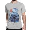 Frieren Silhouette Journeys End TShirt Men Women Sousou No Frieren Novelty 100 Cotton Tees Round Collar T Shirts 6XL Clothes