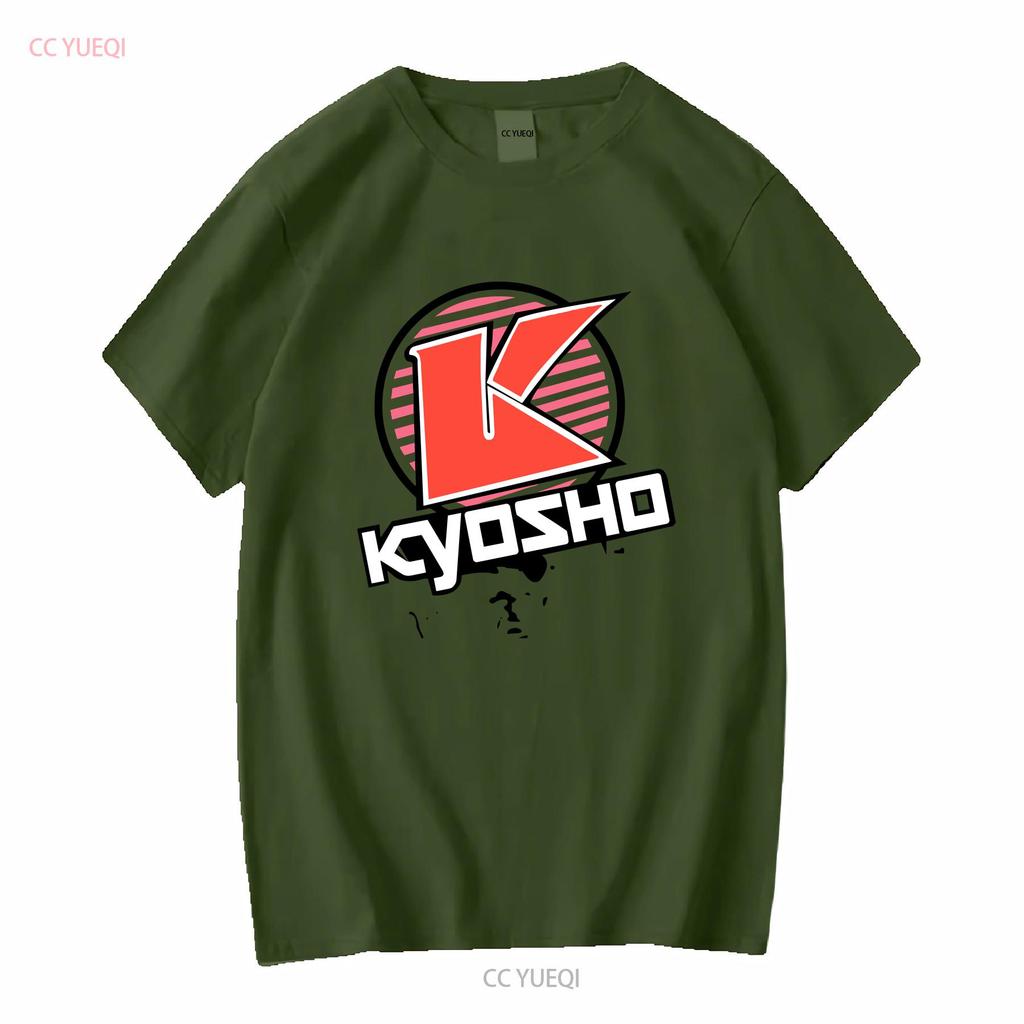 Kyosho K Circle T Shirt Red L KYOKA10007SL Long or Short Sleeves Vintage Washed Homme Soft Stretched Versatile Unisex Slightly