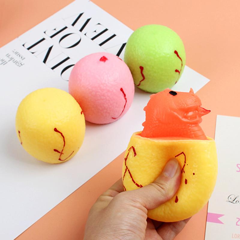 Cute Cartoon Dinosaur Cup Soft Squeeze Pinch Toys Adult Funny Stress Easing Vent Toys Children'S Sensory Gadgets Birthday Gifts
