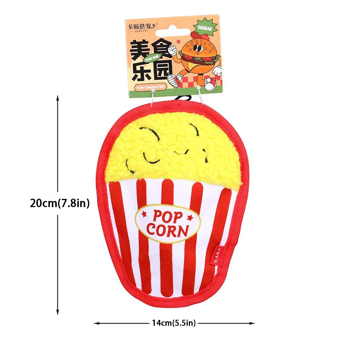 

Dog Toys That Are Chewy Teething Self-entertaining and Can Make Sounds To Relieve Boredom Simulated Hamburger Fries Pet Toys