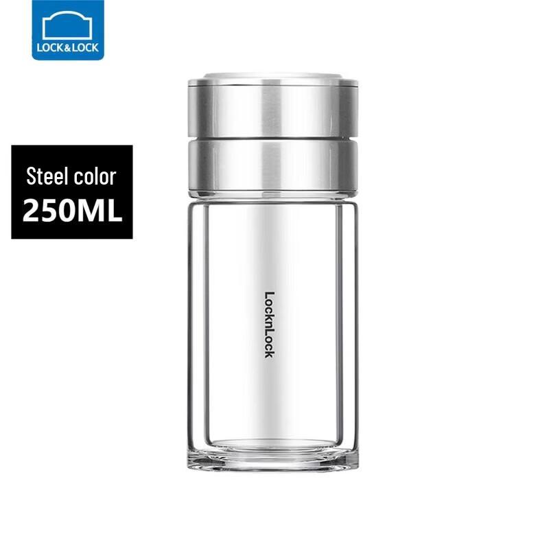 

LOCK&LOCK Tea Separation Double Wall Glass Mug