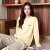 Baleno Women's Long-Sleeve Pure Cotton Crew Neck T-Shirt