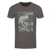 Unisex-Shirt Baumwolle Oversize Große Größe Pixies T-Shirt Affen Gitter Rock Offiziell Neu Grau