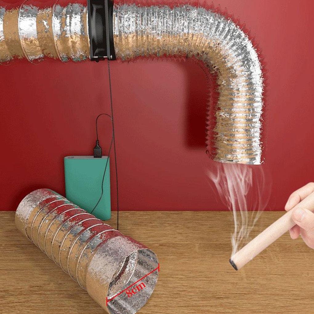 Hochgeschwindigkeits-Abluftventilator mit 1 m Rohr - Langlebiger Lüfter für Haus, Badezimmer, Garage, Arbeitsplatz