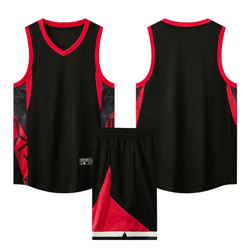 Men Women Basketball Uniform Set Quick Dry Breathable Sleeveless Jersey Training Game Wear Adults