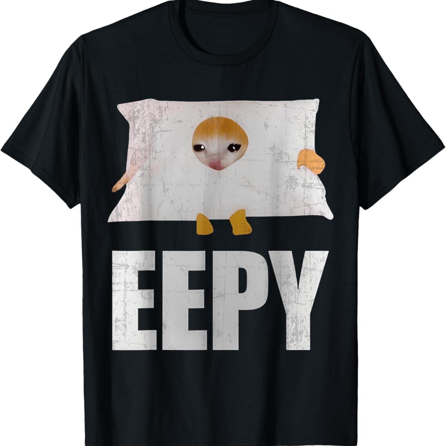 Eepy Cat Meme Eepy Cat Saying T-Shirt S