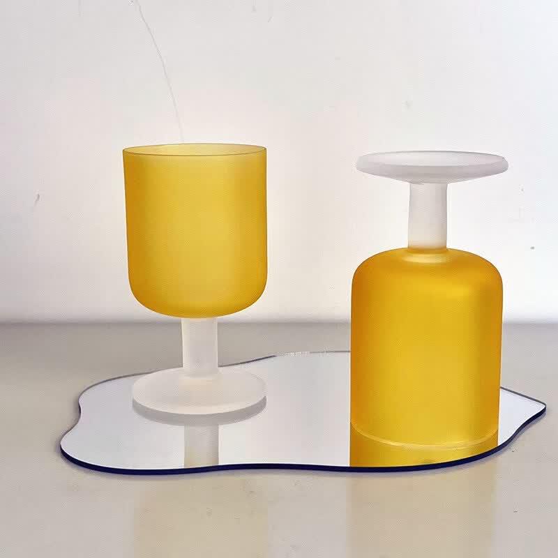 Drean Ins-Style Dopamine Color Vintage Cocktail Glass