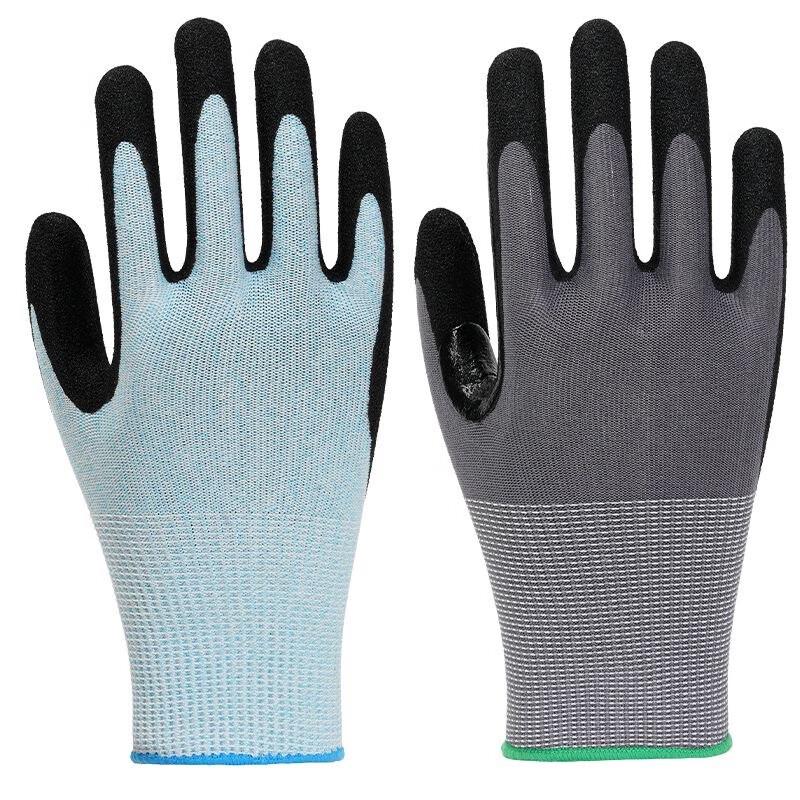 Nitrile Foam Anti-Cut Oil-Resistant Work Gloves