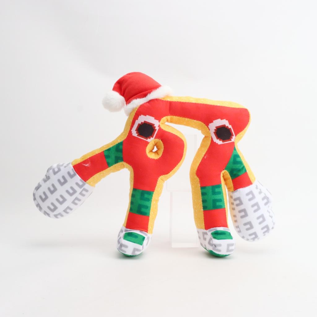 Giftfri Söt Nej. 67 Gosedjur Julstil Stjäl En Hjärnröta Gosedjur Anime Spel Leksak Docka 67 Bär Julhatt Spelfans Gåva Dekor