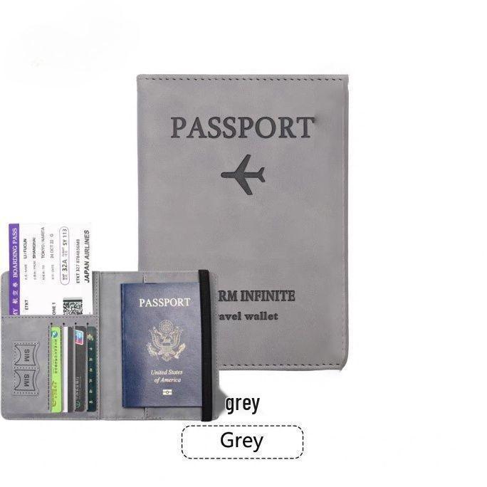 2026 Retro Crazy Horse Leather Passport Holder - Genuine Leather Travel Document & Ticket Holder for Men & Women