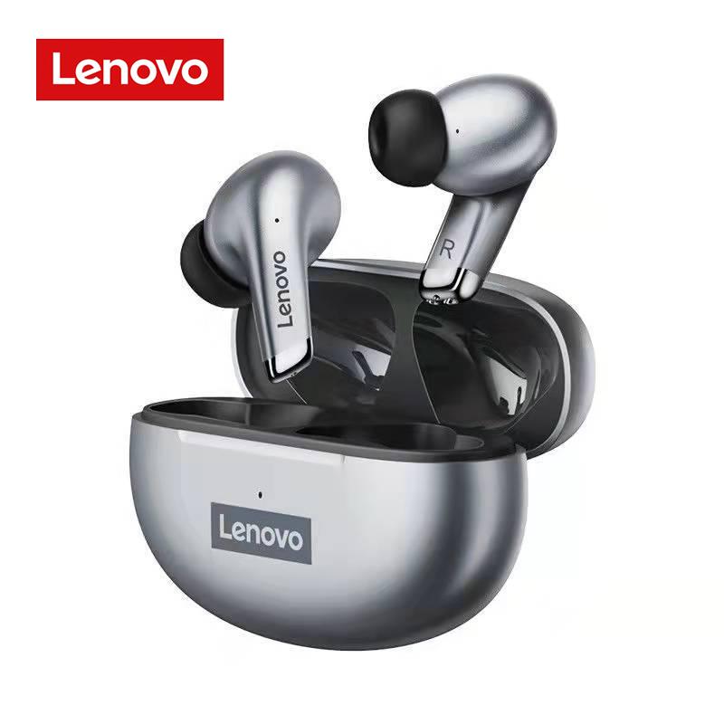 Lenovo White Lp5 Wireless Bluetooth Earbuds Hifi Music Earphone With Mic Headphones Sports Waterproof Headset