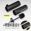 304 Stainless Steel Toilet Brush Holder Wall Mounted Bathroom Cleaning Tool No Dead Angle
