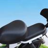 1 Satz Motorrad Sitzbezüge Autocycle Sitzkissen Wasserdichtes PU-Leder Kratzfeste Abdeckmatten Motorradsitze Bezug