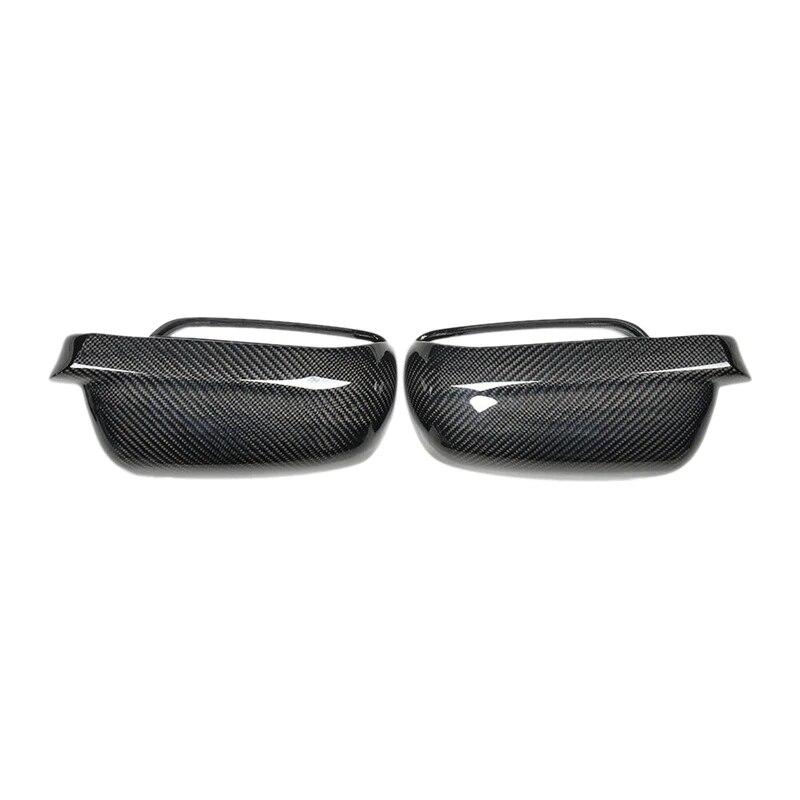 Carbon Fiber Pattern ABS Side Rear View Mirror Cover Replacement for Bora Golf 4 IV MK4 1998-2009