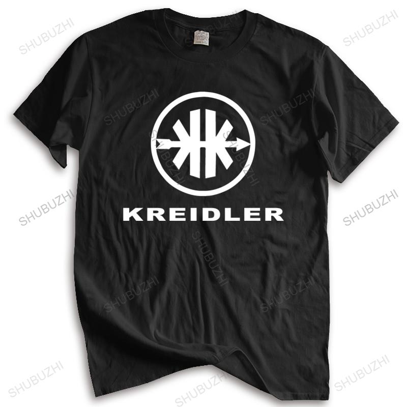 Mens Summer Cotton Tshirt Loose Tops Kreidler Logo Fashion Tees Male Brand Teeshirt Unisex Tshirt Teenagers Cool Tops