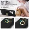 Samsung S24Ultra S23 S22 Etui na karty z pierścieniem na palec A54 Obudowa telefonu komórkowego zapobiegająca upadkom