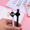 New Fashion LED Mini Electronic Watch Student Exam Special Waterproof Keychain Flashlight Strap Week Display