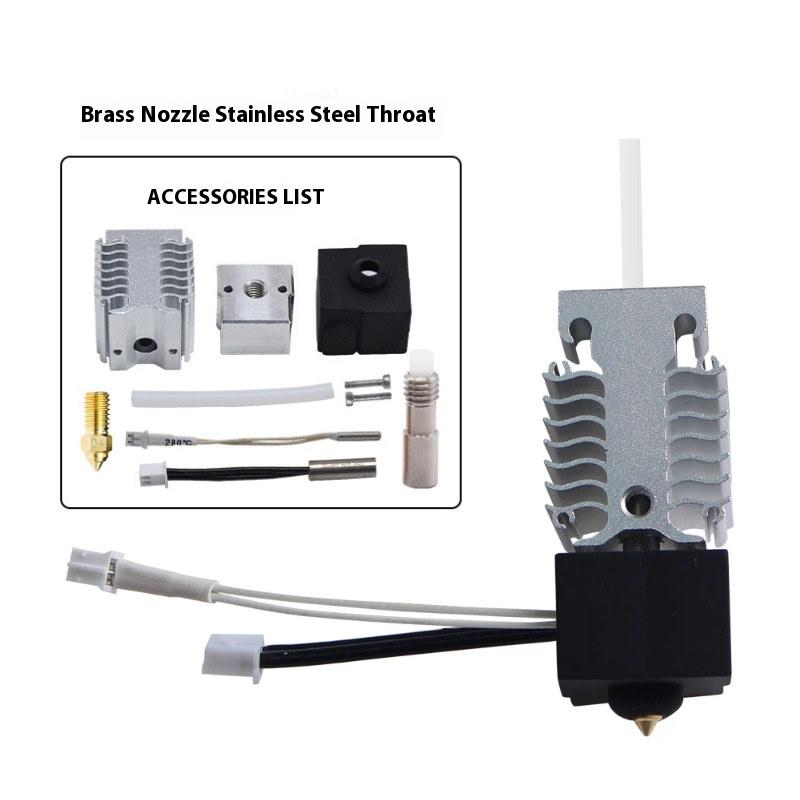 Creality Ender 3 V3 SE Hotend Nozzle Kit Efficient Heating Cooling Dissipate Heat Stainless Steel Throat 3D Printer Accessories