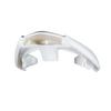 Bike Parts Center Jog ZR Rear Spoiler, White, Painted Wing Cowl, Yamaha JOG ZR SA39J, 3166