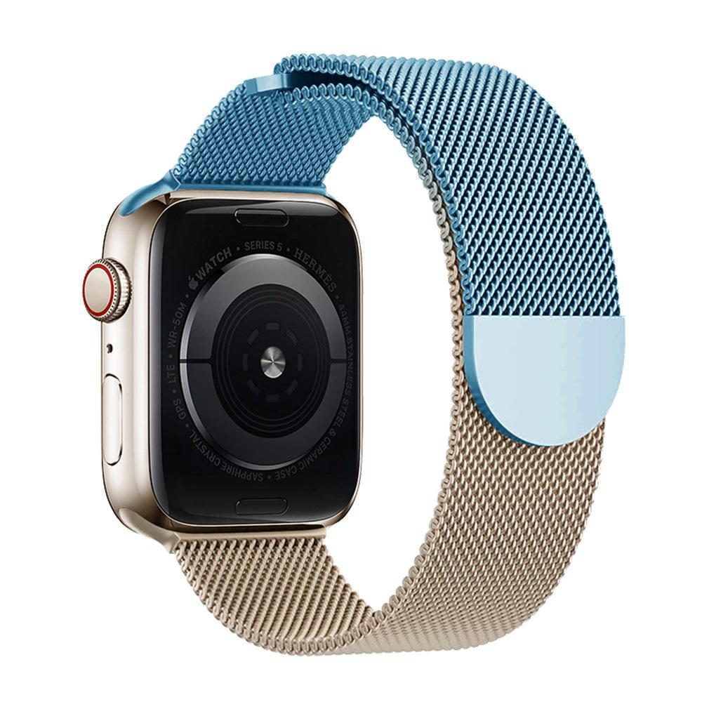 Metal bracelet for Apple Watch 38/40/41/Series11 10 42mm, adjustable magnetic clasp