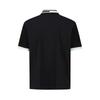 MALBON GOLF Back Tricot Hybrid Knit Polo Black (Man)