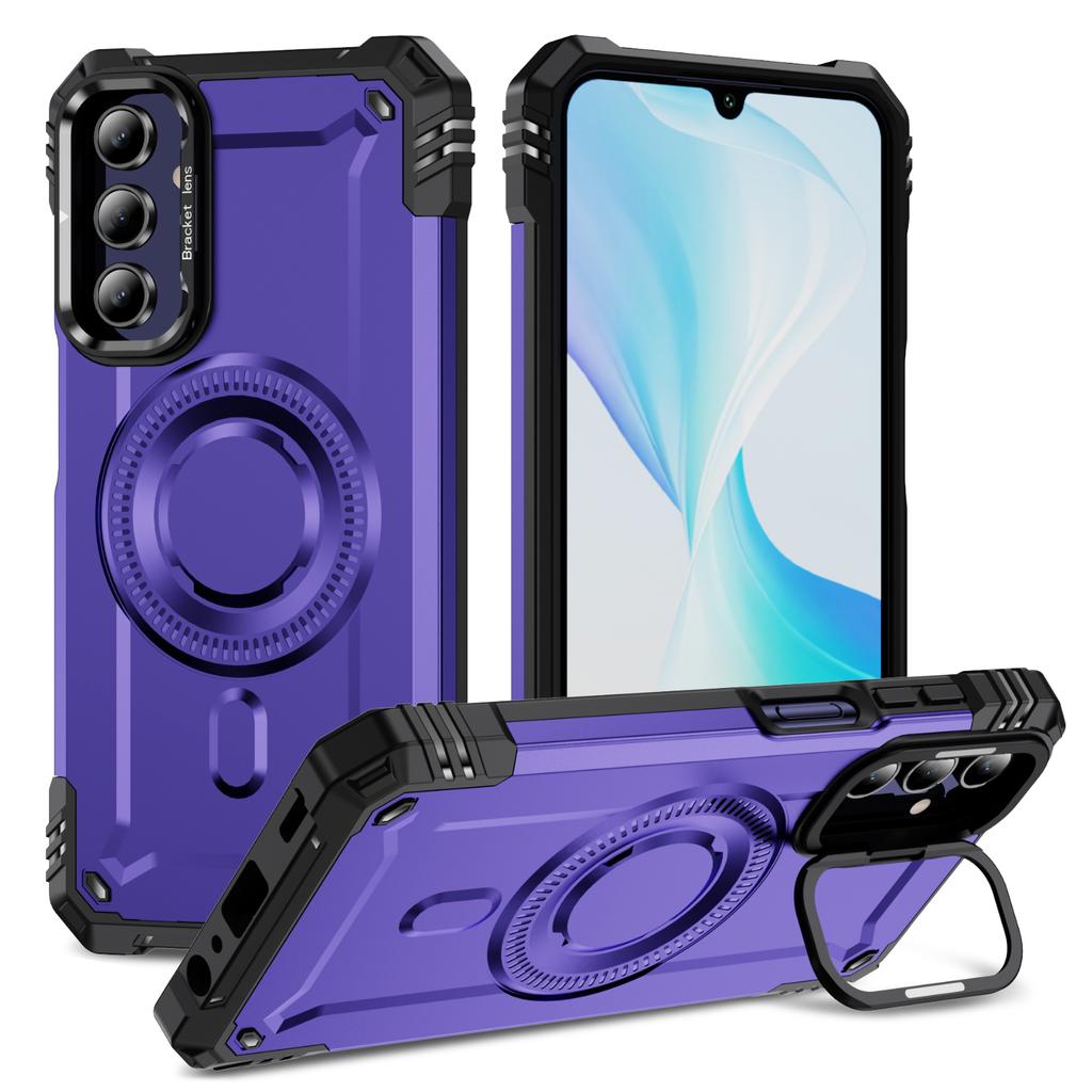 Metal Camera Kickstand Wireless Charging Tough Armor Phone Case for Motorola Moto G 5G 2024 2023 G Play 2024 5G G Stylus