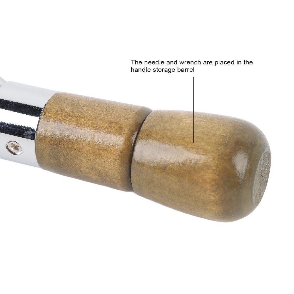 Ergonomic Wooden Handle Leather Sewing Tool Hand Stitching Tool  Saddles And Shoes