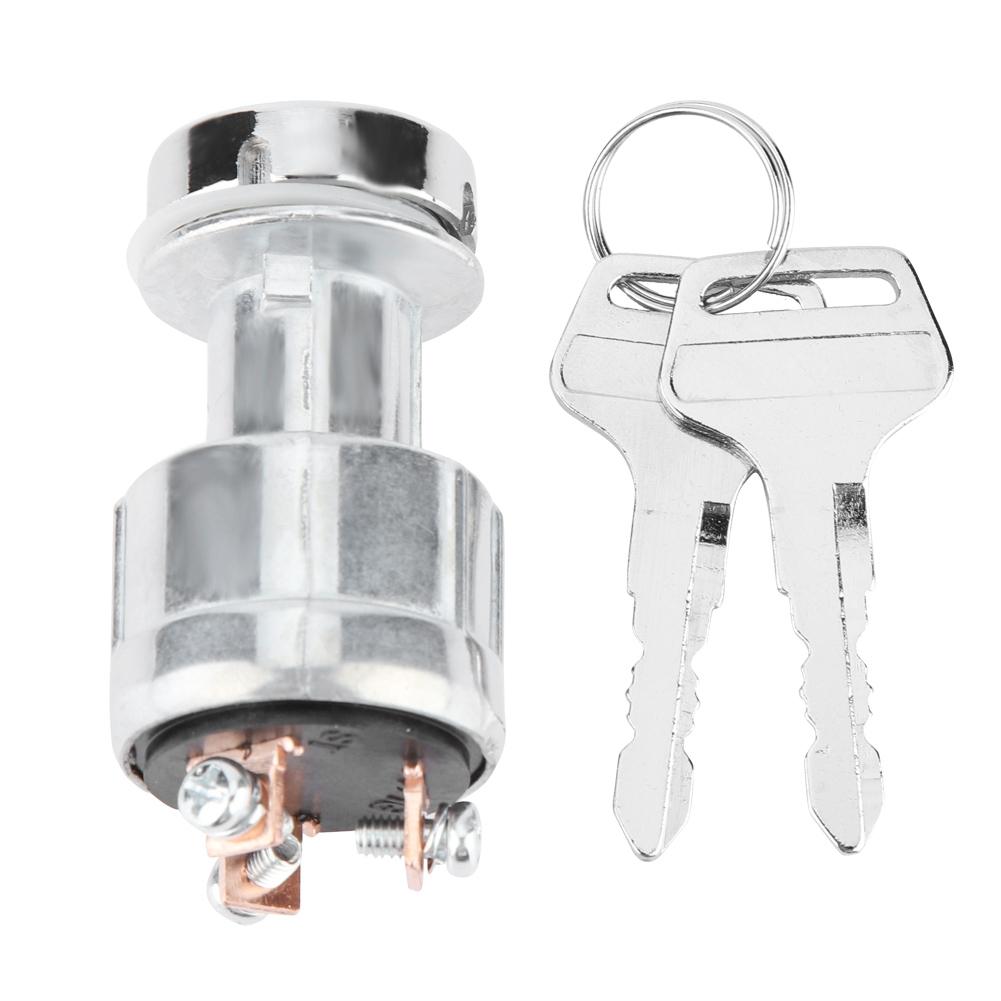 

Переключатель зажигания стартер с 2 ключами для 12В24В автомобиля мотоцикла лодки переключатель замок зажигания универсальный