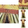 Vibrant Raya And The Last Dragon Girls Printed Short Sleeve Cosplay Fancy Dress Costume