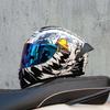Professional Racing Dual Lens Safety Helmet, Off-road Motorcycle Full Face Protector, Approved by DOT