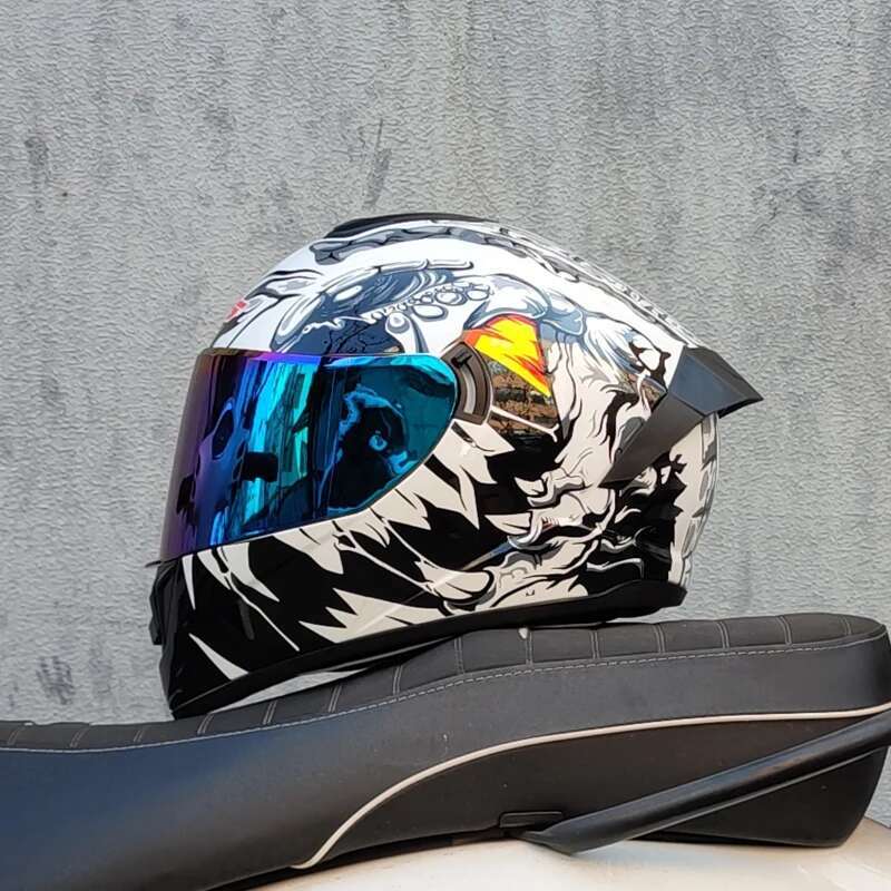 Professional Racing Dual Lens Safety Helmet, Off-road Motorcycle Full Face Protector, Approved by DOT